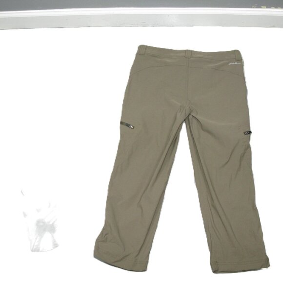 Eddie Bauer Tan Hiking Capri Pants Size 0 - Picture 2 of 6